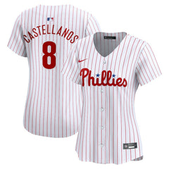 Nick Castellanos Philadelphia Phillies Women's Home Limited Player Jersey - White