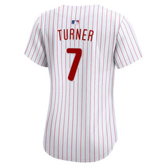 Trea Turner Philadelphia Phillies Women's Home Limited Player Jersey - White
