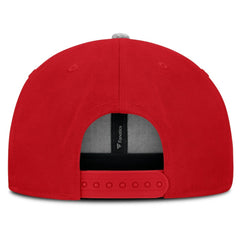 Detroit Red Wings Fanatics Fundamentals Loden Snapback Hat Red