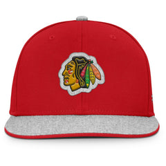 Chicago Blackhawks Fanatics Fundamentals Loden Snapback Hat Red