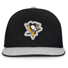 Pittsburgh Penguins Fanatics Fundamentals Loden Snapback Hat Black