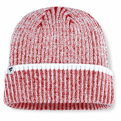 Chicago Blackhawks Fanatics Fundamental Haze Cuffed Knit Hat Red/White
