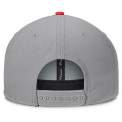 New Jersey Devils Fanatics Fundamentals Duo Split Logo Snapback Hat Gray