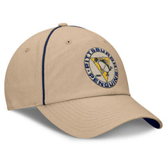 Pittsburgh Penguins Fanatics Heritage Setoff Adjustable Hat Tan
