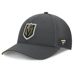 Vegas Golden Knights Fanatics Authentic Pro Home Ice Trucker Adjustable Hat Charcoal