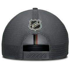 Vegas Golden Knights Fanatics Authentic Pro Home Ice Trucker Adjustable Hat Charcoal