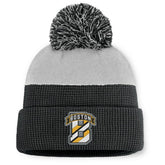 Boston Bruins Fanatics Authentic Pro Home Ice Cuffed Knit Hat with Pom Black/Gray