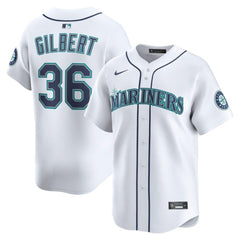 Logan Gilbert Seattle Mariners Home Limited Player Jersey - White
