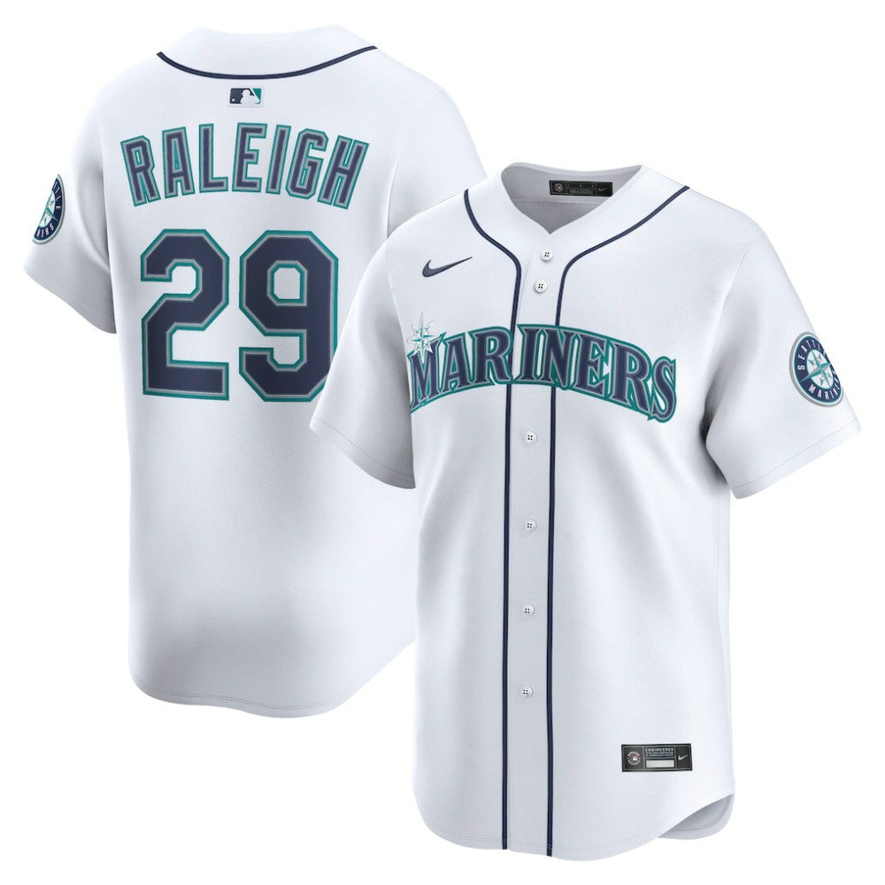 Cal Raleigh Seattle Mariners Home Limited Player Jersey White | Nike
