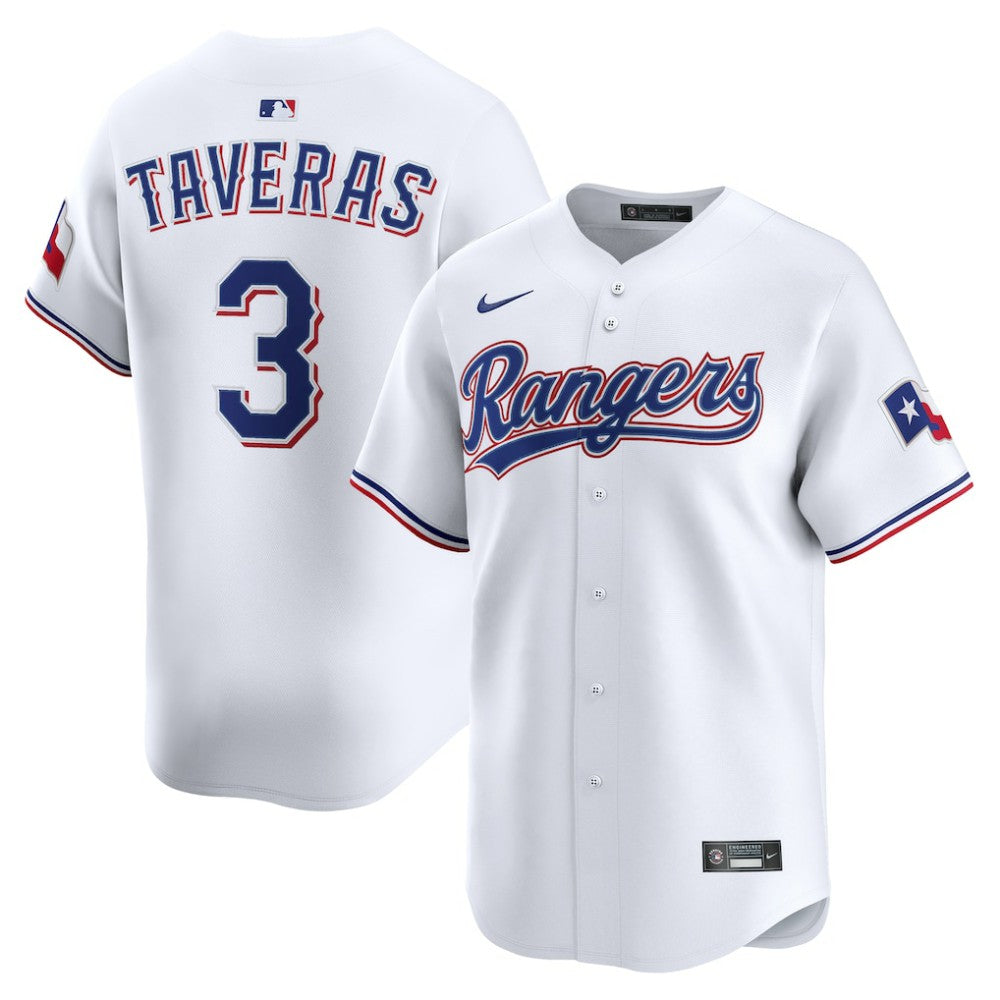 Leody Taveras Texas Rangers Home Limited Player Jersey White | Nike