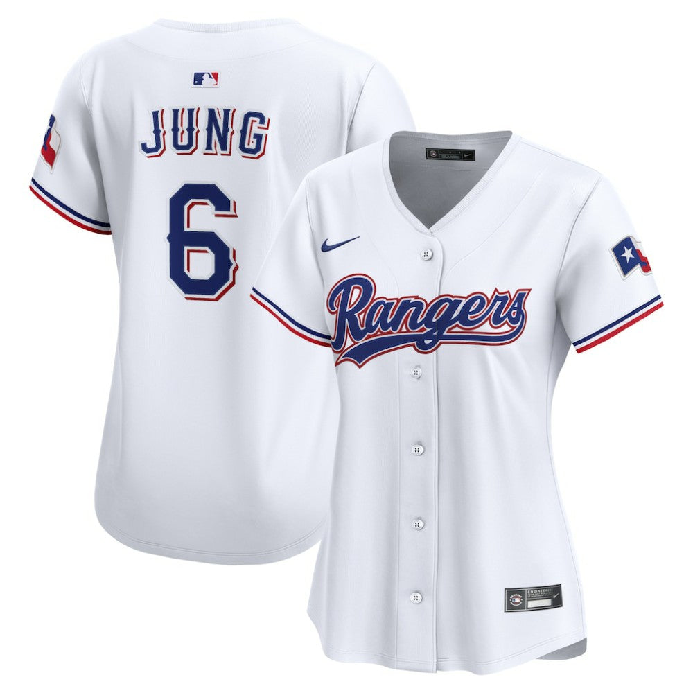 Josh Jung Texas Rangers Women's Home Limited Player Jersey - White