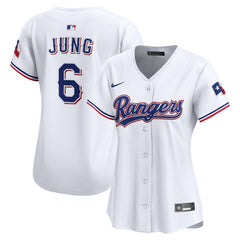 Josh Jung Texas Rangers Women's Home Limited Player Jersey - White