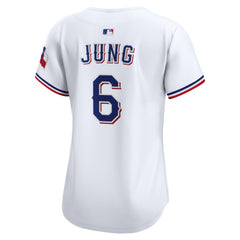 Josh Jung Texas Rangers Women's Home Limited Player Jersey - White