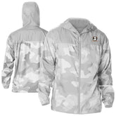 Anaheim Ducks Columbia Camo Flash Challenger Omni-Shade Full-Zip Hoodie Windbreaker Gray