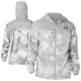 New York Islanders Columbia Camo Flash Challenger Omni-Shade Full-Zip Hoodie Windbreaker Gray
