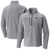 Utah Mammoth Columbia Fast Trek III Raglan Half-Zip Fleece Jacket Gray