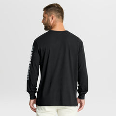 Los Angeles Kings Fanatics Goal Crease Legacy Long Sleeve T-Shirt Black