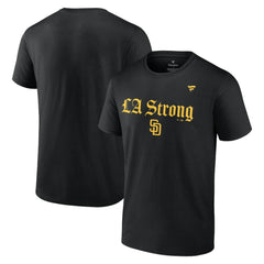 San Diego Padres Unisex LA Strong T-Shirt Black