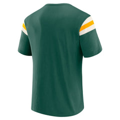 Athletics Darius Rucker Collection Distressed Sleeve Stripe T-Shirt Green