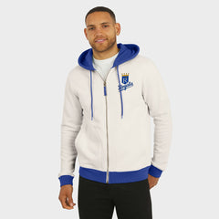 Kansas City Royals Darius Rucker Collection Men's Polar Fleece Full-Zip Hoodie Cream