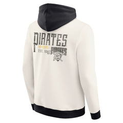Pittsburgh Pirates Darius Rucker Collection Men's Polar Fleece Full-Zip Hoodie Cream