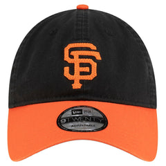 San Francisco Giants OVO x Washed 9TWENTY Adjustable Hat Black/Orange | New Era