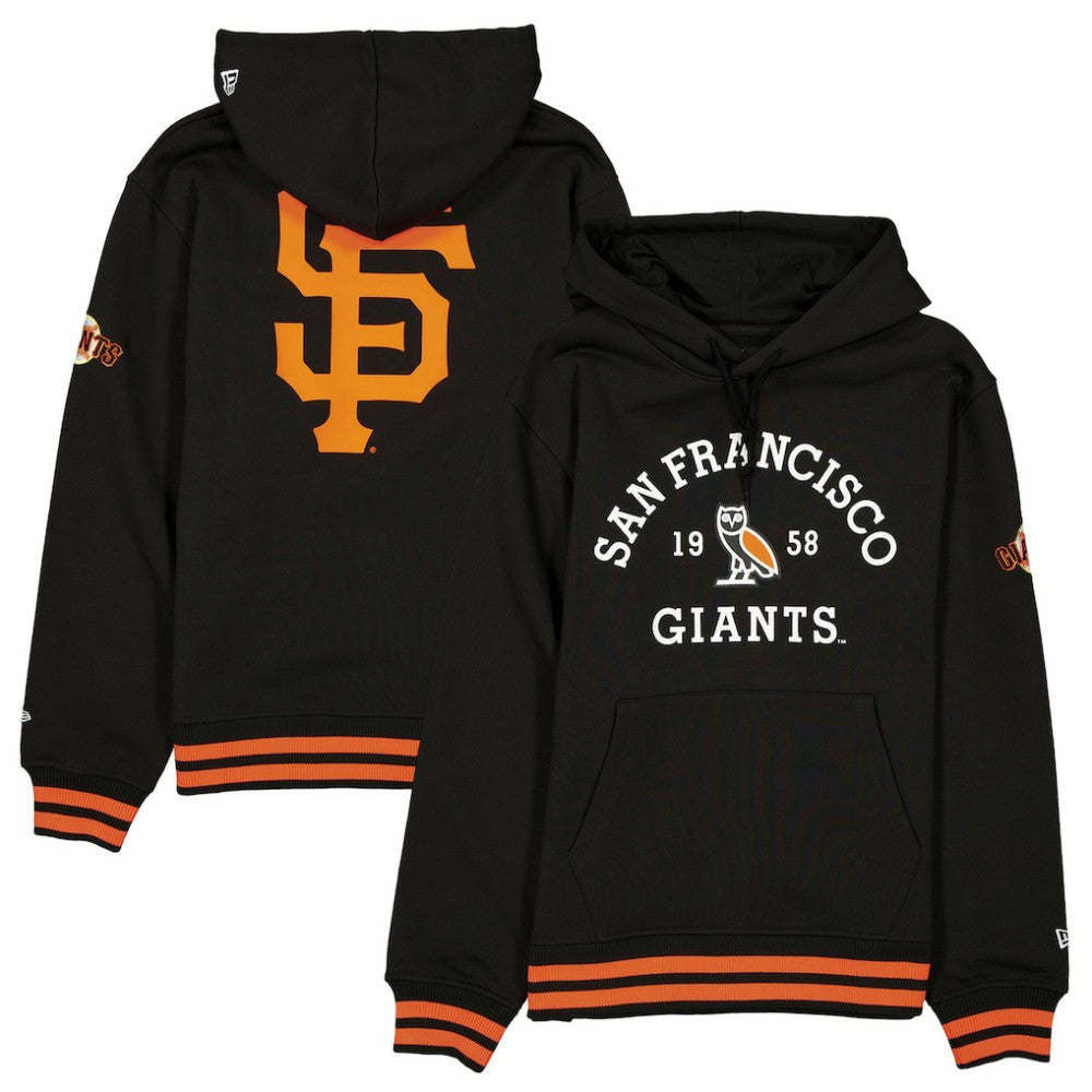 San Francisco Giants OVO x Heavyweight Fleece Hoodie Black | New Era