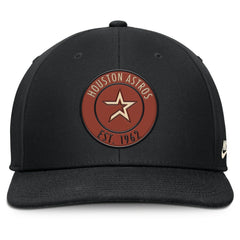 Houston Astros Cooperstown Collection Pro Dri-FIT Snapback Hat Black | Nike