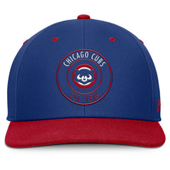 Chicago Cubs Cooperstown Collection Pro Dri-FIT Snapback Hat Royal/Red | Nike