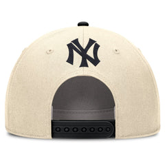 New York Yankees Cooperstown Collection Rise Adjustable Hat Natural/Black | Nike