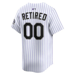 Colorado Rockies Home Limited Pick-A-Player Retired Roster Jersey - White