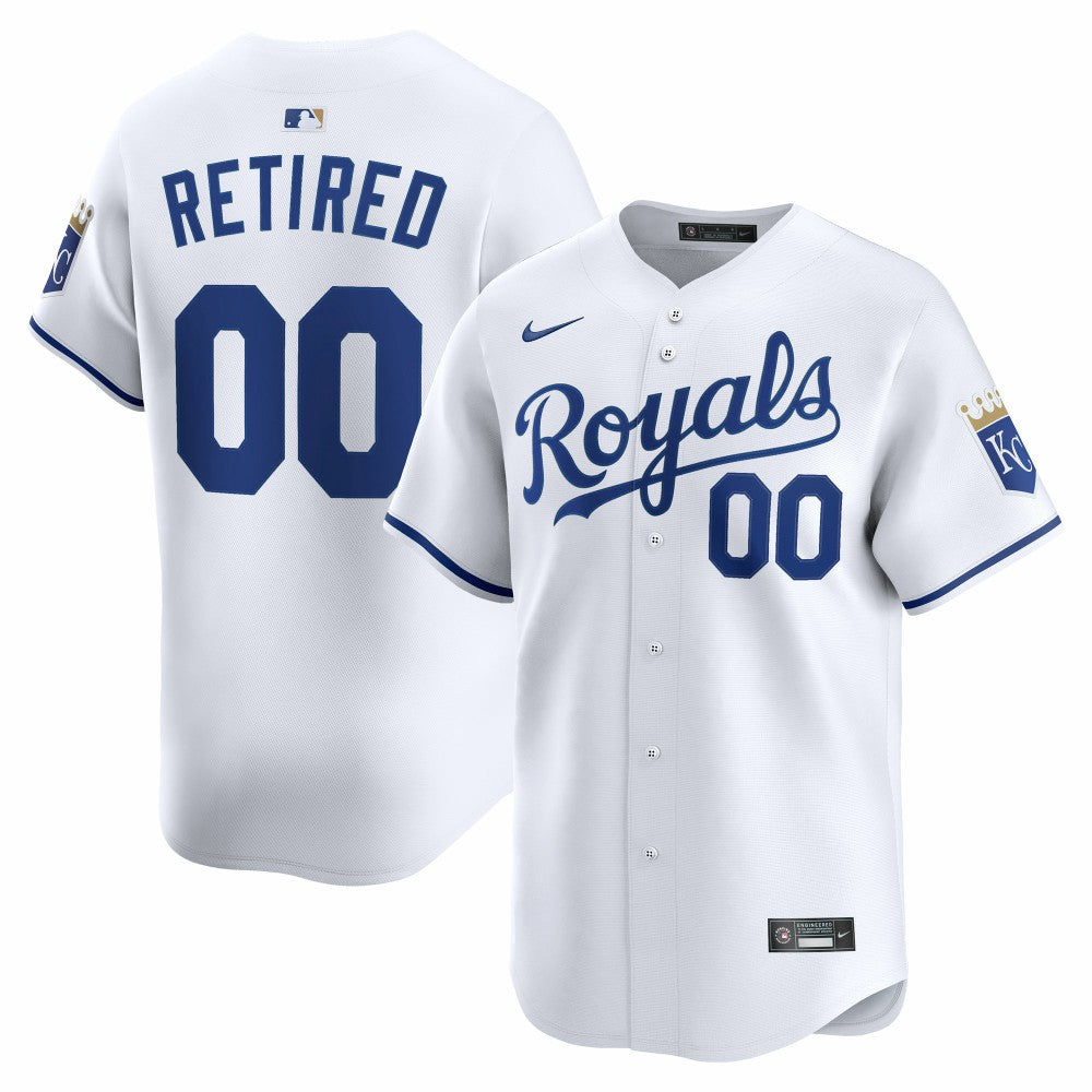 Kansas City Royals Home Limited Pick-A-Player Retired Roster Jersey - White