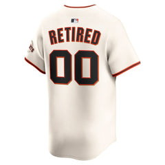 San Francisco Giants Home Limited Pick-A-Player Retired Roster Jersey - Cream