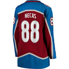Martin Necas Colorado Avalanche Fanatics Women's Breakaway Player Jersey Burgundy