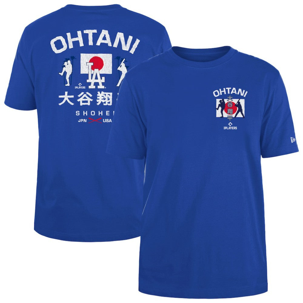 Shohei Ohtani Los Angeles Dodgers Japan Flag T-Shirt Royal | New Era