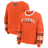 Philadelphia Flyers WEAR by Erin Andrews Women's Long-Sleeve Sport T-Shirt Orange