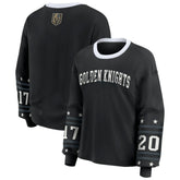 Vegas Golden Knights WEAR by Erin Andrews Women's Long-Sleeve Sport T-Shirt Black