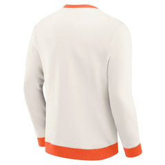 Philadelphia Flyers Darius Rucker Collection by Fanatics Colorblock Pullover Sweatshirt Cream