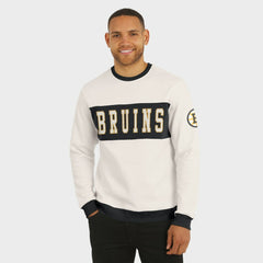 Boston Bruins Darius Rucker Collection by Fanatics Colorblock Pullover Sweatshirt Cream