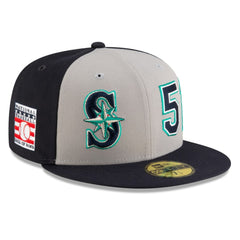 Ichiro Suzuki Seattle Mariners 2025 Baseball Hall of Fame 59FIFTY Fitted Hat Navy/Gray | New Era