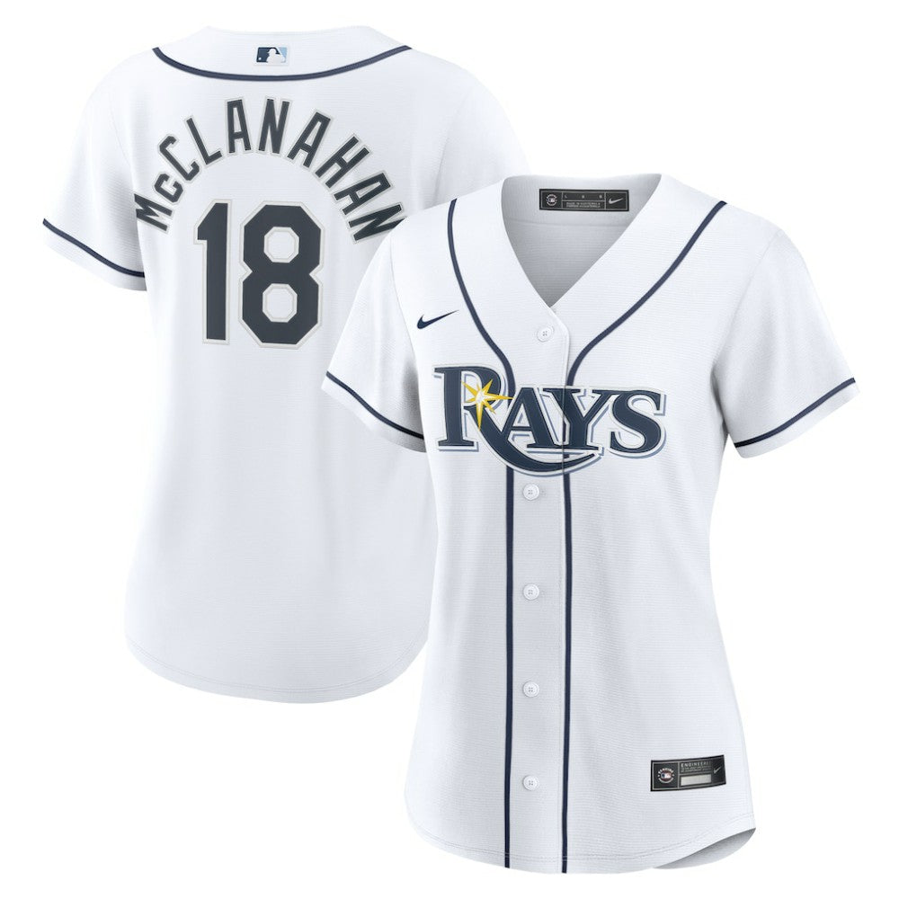 Shane McClanahan Tampa Bay Rays Women's Home Replica Jersey - White