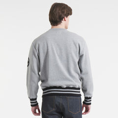 Montreal Canadiens Todd Snyder by Fanatics Relaxed Canadian Fleece Crew Athletic Heather Gray