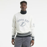 Tampa Bay Lightning Todd Snyder by Fanatics Relaxed Canadian Fleece Crew Heather Gray