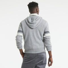 Tampa Bay Lightning Todd Snyder by Fanatics Cashmere Hooded Sweater Athletic Heather Gray