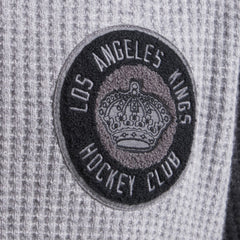 Los Angeles Kings Todd Snyder by Fanatics Cashmere Rugby Sweater Athletic Heather Gray