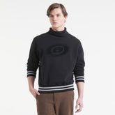 Carolina Hurricanes Todd Snyder by Fanatics Relaxed Canadian Fleece Turtleneck Black