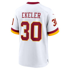 Austin Ekeler Washington Commanders Game Super Bowl Era Jersey - White