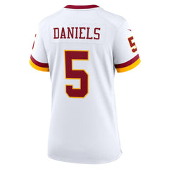 Jayden Daniels Washington Commanders Women's Game Super Bowl Era Jersey - White