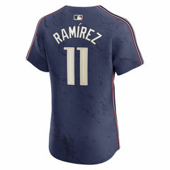 Jos¨¦ Ram¨ªrez Cleveland Guardians City Connect Elite Jersey - Navy