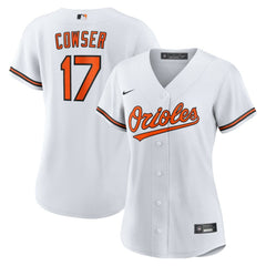 Colton Cowser Baltimore Orioles Women's Home Replica Jersey - White